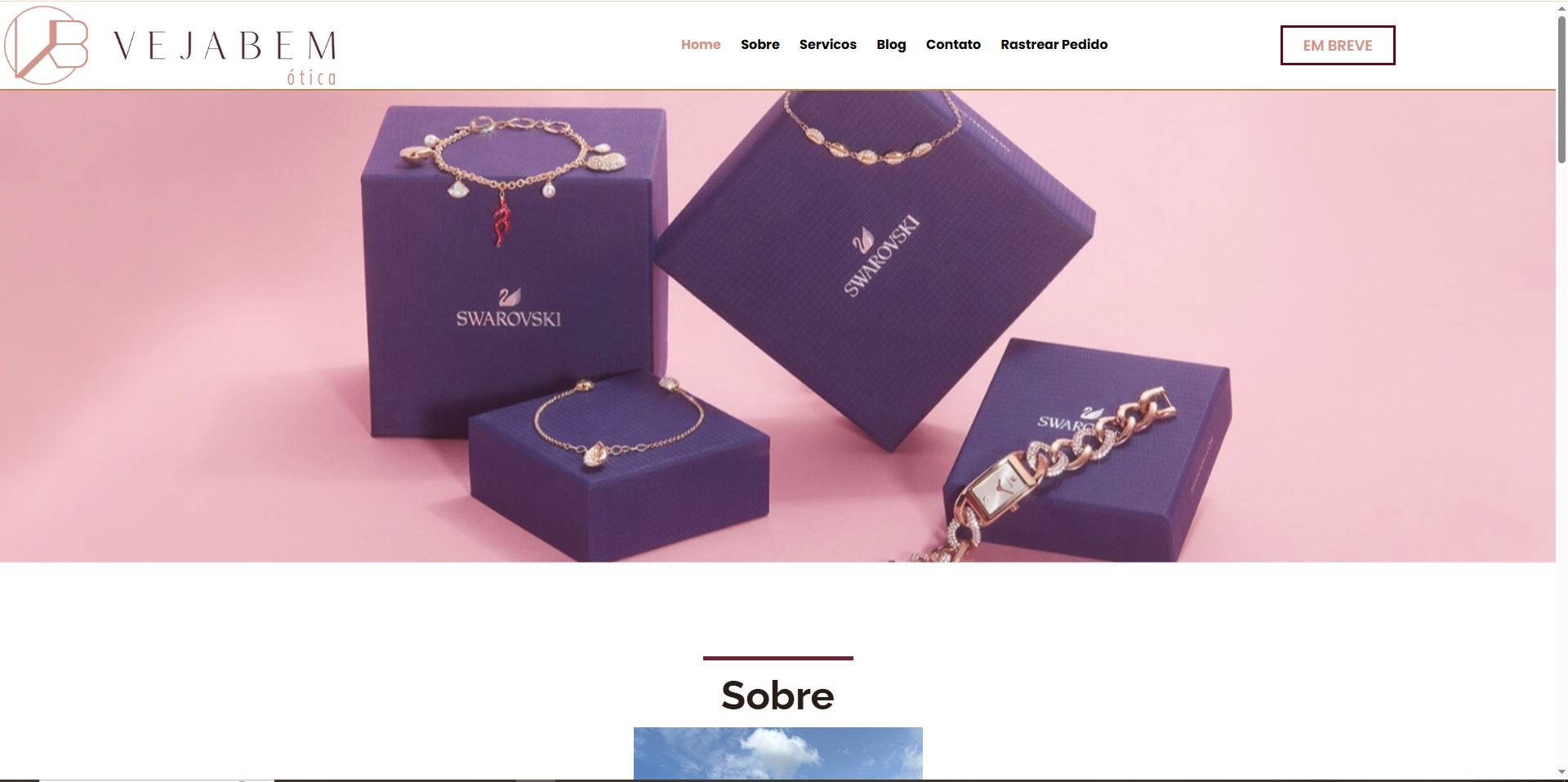 Site Veja Bem Ótica